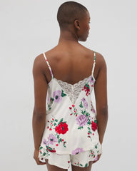 Lace Trim Pajama Cami - RHAPSODY FLORAL SUGAR | Soma Women