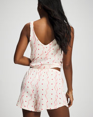 Relaxed Pajama Short - COQUETTE VALENTINE CHAMP | Soma Women