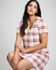 Short Sleeve Sleepshirt - TARTAN TEXTILE CHAMP | Soma Women
