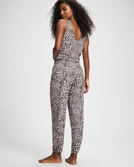 Banded Ankle Pajama Pant - DIVINE LEOPARD TAUPE | Soma Women