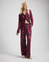 Printed Pajama Pant - HOLLY JOLLY RED VELVET | Soma Women