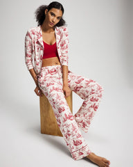 Printed Pajama Pant - ENCHANTED TOILE CHAMPAGNE | Soma Women