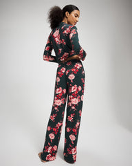 Printed Pajama Pant - COTTAGE FLORAL GREEN | Soma Women