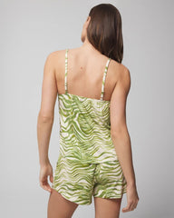 Smocked Pajama Cami - INTO THE GROOVE WHITE SMK | Soma Women