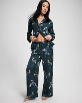 Pajama Pants - MIDNIGHT CRANES BLUE | Soma Women