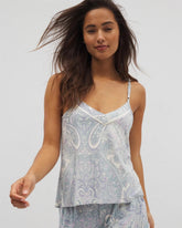 Piped Pajama Cami - GLOBAL PAISLEY GRAND C | Soma Women