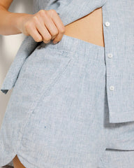 Pajama Shorts - IDYLLIC BLUE CROSSDYE | Soma Women