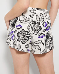 Smocked Waist Pajama Short - FLY BY NIGHT CHMPGNE DRMS | Soma Women