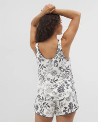Pajama Tank With Piping - MEANDERING GARDEN CHAMP | Soma Women