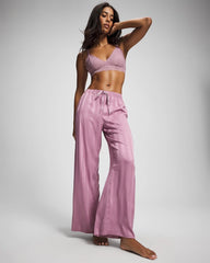 Shadow Stripe Pajama Pant - LILAC WINE | Soma Women