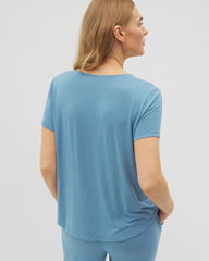 Short Sleeve Pajama Tee - BLUE HEAVEN | Soma Women