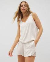 Slub Pajama Short - IVORY SLUB | Soma Women