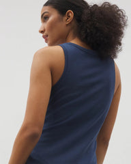 Ruched Pajama Tank - INK BLUE | Soma Women