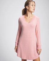 Long Sleeve Sleepshirt - CAMEO PINK/DUSTY ROSE | Soma Women