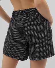 Long Pajama Shorts - THOUGHTFUL DOT BLACK | Soma Women