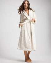 Textured Plush Long Robe - CHAMPAGNE DREAMS | Soma Women