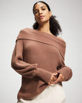 Premier Knit off the Shoulder Sweater - CARDAMOM | Soma Women