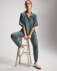 Premier Knit Sweater Collared Top - BLUE INSTINCT | Soma Women