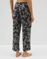 Printed Pajama Pants - PLUMERIA BLOOMS BLK CH | Soma Women