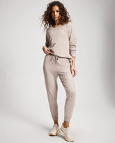 Essential Terry Jogger - HEATHER MINK | Soma Women