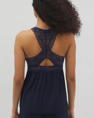 Soft Support Lace Pajama Cami - NIGHTFALL NAVY | Soma Women