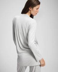 Pointelle Pajama Cardi - HEATHER FROST | Soma Women