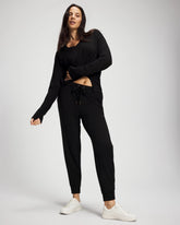 Ultrasoft Fleece Joggers - BLACK | Soma Women