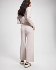 Premier Knit Rib Straight Leg Pant - GRAY GLASS | Soma Women