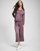 Cotton Sweater Crop Pant - PURPLE FLINT | Soma Women