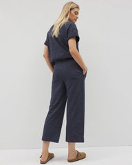 Wide Leg Crop Pant - HEATHER ECLIPSE | Soma Women