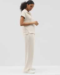 Wide Leg Pant - PARCHMENT | Soma Women