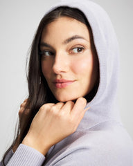 Cotton Sweater Hoodie - MOONSTONE | Soma Women