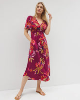 Pamilla Midi Bra Dress - SUNRISE FLORA RED BEAUTY | Soma Women