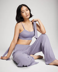 Pointelle Wide Leg Pajama Pant - LAVENDER CLOUD | Soma Women