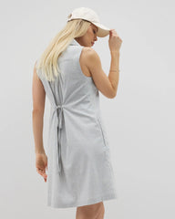Beach Cotton Short Dress - BLUE HEAVEN STRIPE | Soma Women