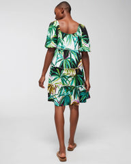 Tiered Short Bra Dress - BUNGALOW PALMS COCONUT | Soma Women