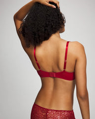 Unlined Bra - RED VELVET TONAL W/ LUREX | Soma Women