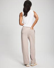 Essential Terry Straight Leg Pants - HEATHER MINK | Soma Women