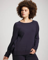 Essential Terry Crewneck Sweatshirt - DEEP INDIGO | Soma Women