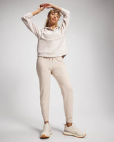 Ultrasoft Fleece Joggers - HEATHER SHELL | Soma Women