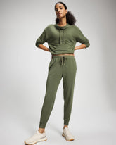 Ultrasoft Fleece Joggers - DARK SAGE | Soma Women
