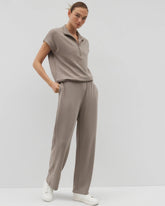 Wide Leg Pant - SMOKED TRUFFLE | Soma Women