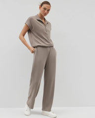 Wide Leg Pant - SMOKED TRUFFLE | Soma Women