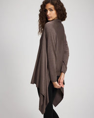 Sweater Travel Wrap - HEATHER COCOA | Soma Women