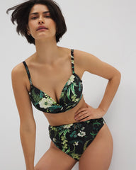 Twist Bikini Top - TROPICAL TWIST BLACK | Soma Women