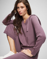 Cotton Sweater Hoodie - PURPLE FLINT | Soma Women