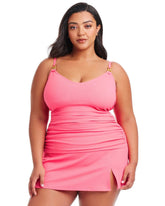 Pique Ole V-Neck Tankini - BARDOT BLUSH | Soma Women