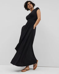 Serenity Maxi Bra Dress - BLACK | Soma Women