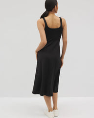 Lounge Square Neck Midi Dress - BLACK | Soma Women