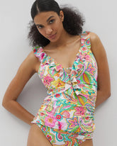 Bleu Rod Beattie All Set for Summer Ruffle Tankini - MULTI | Soma Women